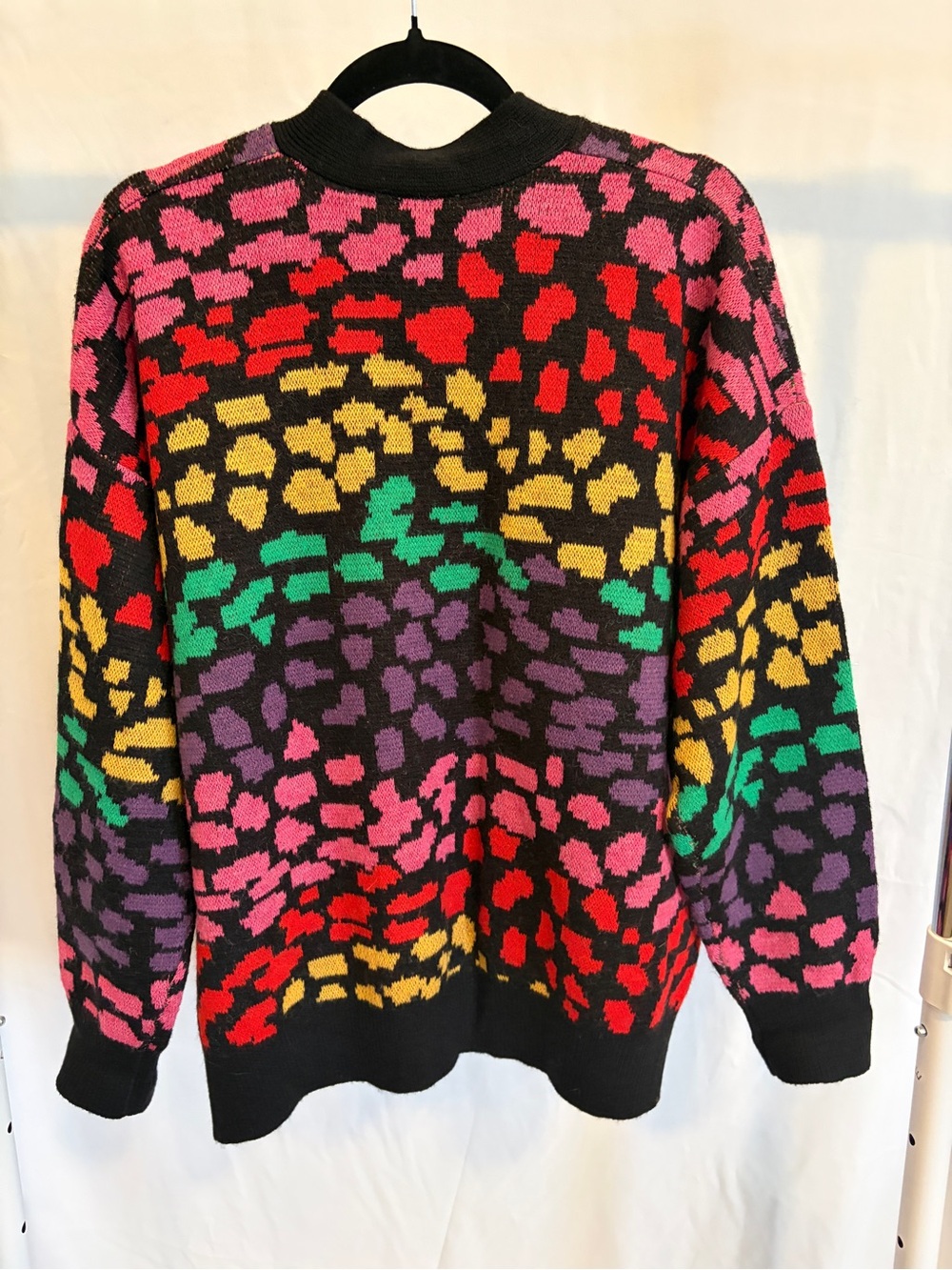 FARM Rio Multicolor Leopard Print Cardigan Sweater - Picture 2 of 5